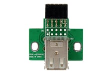 StarTech.com 2 Port USB Motherboard Header Adapter - USB adapter - USB (F) to 10 pin USB header (F) - USBMBADAPT2 - USB-adapter - USB til 10 pins USB-samlekasse