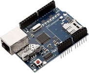 W5100 Ethernet Shield d'Extension Internet Compatible avec Arduino incluant Un E-Book!