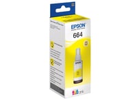 Epson T6644, Gul, Epson, Ecotank L555 Ecotank L355 Ecotank Et-4550 Ecotank Et-4500 Ecotank Et-3600 Ecotank Et-2650 Ecotank..., Grå, 70 Ml, Indonesien