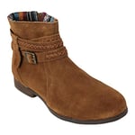 Minnetonka Femme Dixon Bottes à Tige Courte, Marron poudré, 36 EU