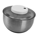 Stainless Steel Electric Vegetable Washer Dryer Drainer Strainer Salad Spinner