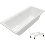 Baignoire droite 170 x 70 Villeroy&boch Architectura avec pieds