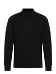 D1. Tonal Stripe Ls Rugger Tops Polos Long-sleeved Black GANT