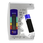 Testeur de Batterie Numérique Affichage LCD Vérificateur de Batterie Universel Testeur de Piles Digital Outil de Détection de Capacité de Batterie pour AA AAA C D N 9V 6F22 1.5V Pile Bouton(.[V5]