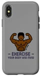 iPhone X/XS Exercise Your Body and Mind Health Fitness Gym Trainer Hiit Case