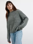 Albaray Chunky Rib Wool Blend Jumper, Grey