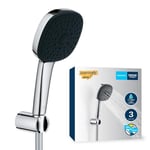 GROHE QuickFix 26176001 Vitalio Comfort 2023 Douchette à Main, Flexible, Support Mural, Chromée