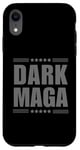 Coque pour iPhone XR T-shirt humoristique Dark Magic - 2024 Maga - Nouveau! Dark Maga