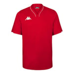 Kappa CALASCIA Maillot de Basket-Ball Homme, Red, FR : 4XL (Taille Fabricant : 4XL)