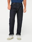 Levi's 555 '96 Relaxed Straight Fit Jeans - Good As New Rinse - Dark Blue, Dark Blue, Size 34, Inside Leg Regular, Men