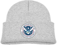 sanuo Department of Homeland Security Children Warm Knitted Chapeaux Girls Boys Outdoor Recreation Hat Cap