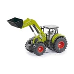 siku 1979, Tracteur Claas Axion 850 avec chargeur frontal, 1:50, Métal/Plastique, Vert, Pelle mobile, Attelage arrière, combinable avec remorques siku sur la même échelle