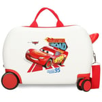 Disney Cars Good Mood Multicoloured Kids Rolling Suitcase 50 x 38 x 20 cm Rigid ABS Combination Lock 25 Litre 2 kg 4 Wheels Hand Luggage