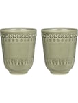 Daisy Mug 2-Pack Khaki PotteryJo