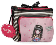 GORJUSS for My Love Bagage Sac de Messager pour Filles, Violet, Taille Unique, Violet, única, Trousse Triple