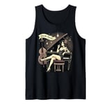 Smooth Operator Pinup Jazz Piano Vibes Tank Top