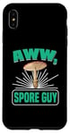 Coque pour iPhone XS Max Aww, Spore Guy Jeu de mots Humour Champignon