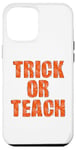 Coque pour iPhone 15 Pro Max Trick or Teach Spider Web Letters