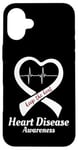 iPhone 16 Plus Heart Disease Awareness Keep The Beat Valentines Case