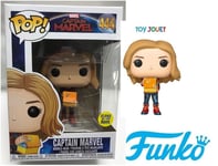 FUNKO POP 444 CAPTAIN MARVEL WITH LUNCH BOX EXCLU GLOWS IN THE DARK