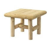 Westport Chair Company Lakewood Log Kaffebord Hvit sedertre  60cm