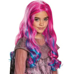 Barn Flickor Ombre Långa lockiga peruker Vågigt hår Descendants 3 Cosplay Peruk