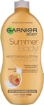 Garnier Summer Body Gradual Self Tan Moisturiser Dark, Hydrating Tanning...