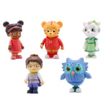 Den perfekta julklappen  5 st/set Daniel Tiger Neighborhood Friends prydnad för barn söt figur prydnad hem ny