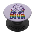 Disney Villains Ursula Diva Rainbow Pride PopSockets PopGrip Interchangeable