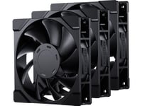 Phanteks M25 Gen2 Pwm-Fläkt, 3-Pack - 120 Mm, Svart