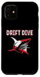 Coque pour iPhone 11 Équipement de plongée sous-marine - Drapeau de plongée Shark Drift pour la plongée sous-marine