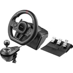 Volant de jeux Tracer ensemble volant, boîte de vitesse, pédales, pour PC PS3 PS4 Xbox One Xbox360 Switch, Simracer