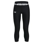 Naisten urheiluleggingsit Under Armour, musta