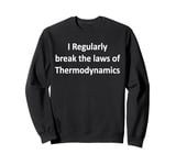 I Regularly break the laws of Thermodynamic Physics Sweatshirt