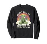 Cthulhu Mythos Quote, Retro Yoga Cthulhu Sweatshirt