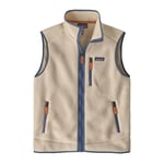 Patagonia Retro Pile Vest S Dark Natural w/Utility Blue