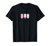 Three Adorable Pink Cats with Sugar Sprinkles T-Shirt