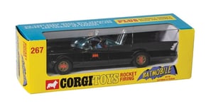 CORGI TOYS 267 BATMOBILE (REISSUE) WITH BATMAN & ROBIN 1966-RT26701