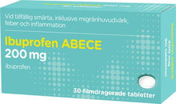 Ibuprofen ABECE 200mg, 30 filmdragerade tabletter