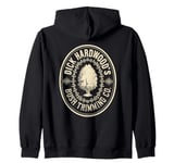 Dick Hardwood's Bush Trimming, Funny Company Gardening Zip Hoodie