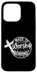 Coque pour iPhone 15 Pro Max Made to Worship Christian Bible Scripture Psaume 95:1