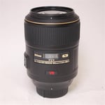 Nikon Used AF-S VR Micro-Nikkor 105mm f/2.8G IF-ED Macro Lens