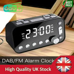 DAB+FM Radio Clock Alarm LED Digital Sleep Bedside Dual Timer Large Display Hot