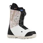 Burton - Moto Boa Snowboard Boots - Black/White/Snowfall Camo NEW FOR 2025