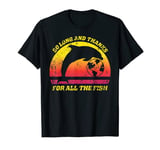 So Long And Thanks For All The Fish Funny Sunset Dolphin T-Shirt