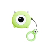 Funwaretech Coque Airpods 3eme Gen,Etui Housse de Protection en Silicone pour Airpods 3,[Anti-Choc/Ultra-Mince/Supporte la Charge sans Fil] 3D Cute Case Cover Boitier pour Airpods 3(Big Eyes)