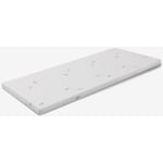 Surmatelas en mousse aquatique 80x190 - 3 cm d'épaisseur, déhoussable, tissu Aloès Vera Surmatelas H3