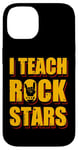 Coque pour iPhone 14 J'enseigne le rock aux stars du rock, professeur de musique, Rock On Graphic