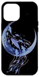 Coque pour iPhone 15 Pro Max Été européen Boho Lune Baleine Océan Naturel