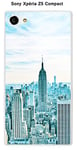 Onozo Coque Sony Xperia Z5 Compact Design New York Bleu